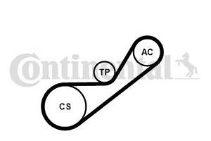 CONTINENTAL 4PK925K1 Комплект ремінця генератора Renault Kangoo 1.2 97- (4PK925K1)