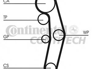 Contitech CT 1028. Ремень ГРМ