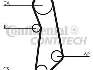 Contitech CT 1115. Ремень ГРМ