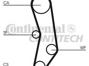 Contitech CT 515. Ремінь ГРМ Audi 100/A6 2.3 quattro 91>