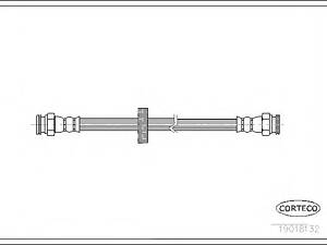 Corteco 19018132. Шланг тормозной