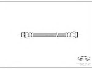 Corteco 19032097. Шланг гальмівний