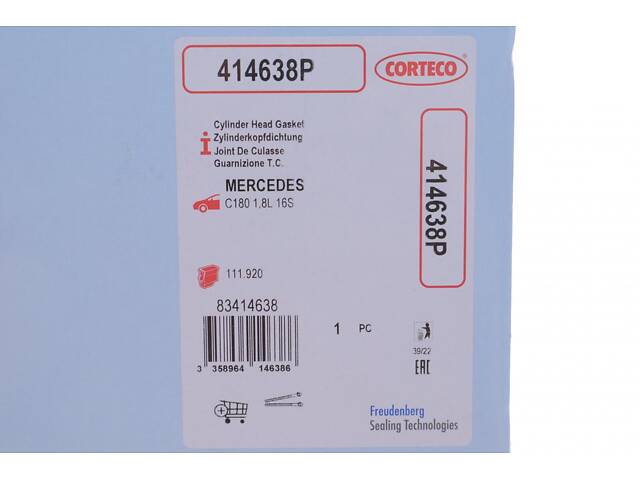 CORTECO 414638P Прокладка ГБЦ MB C-class (W202) 93-00 - Фото 3