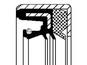 Corteco 49358740. Сальник