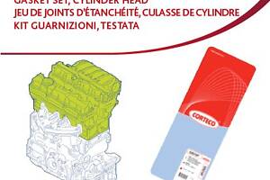CORTECO 83403573 Комплект прокладок (верхний) Mitsubishi L200/L300/L400/Pajero 2.5 TD 87-07 (без ГБЦ)