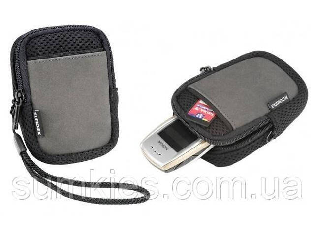 Сумка, чохол для ключів, запальнички, інших дрібниць Sumdex сіра - Фото 2