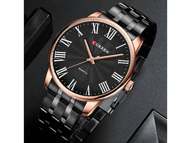 Curren 8422 Black-Gold - Фото 2