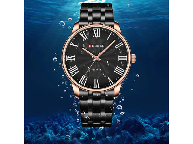 Curren 8422 Black-Gold - Фото 4