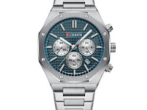 Curren 8440 Срібно-блакитні