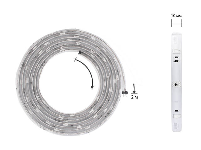Cвітлодіодна LED стрічка 2M 5050 RGB 5 вольт Livolo (VL-ZE26001) - Фото 2