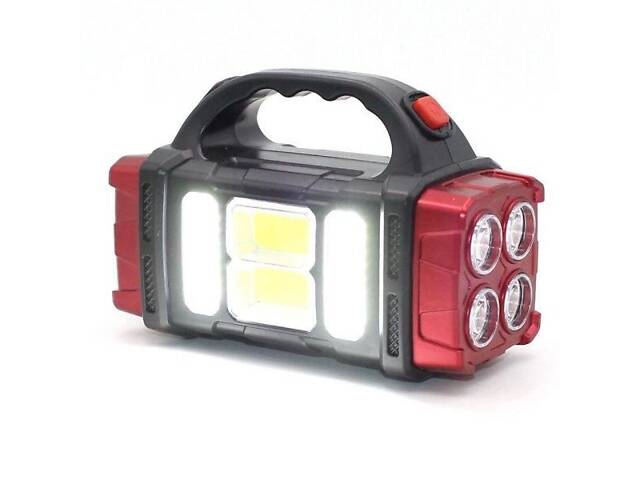 Cвітлодіодний ліхтар-повербанк на сонячній батареї 25W+2COB - Фото 1