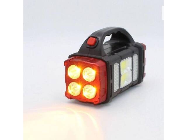 Cвітлодіодний ліхтар-повербанк на сонячній батареї 25W+2COB - Фото 2