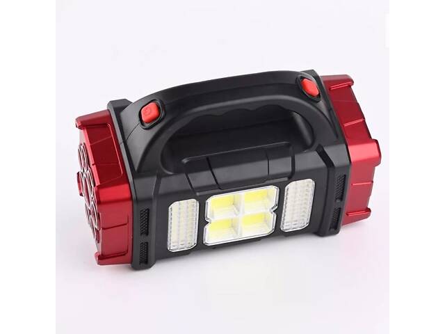 Cвітлодіодний ліхтар-повербанк на сонячній батареї 25W+2COB - Фото 3