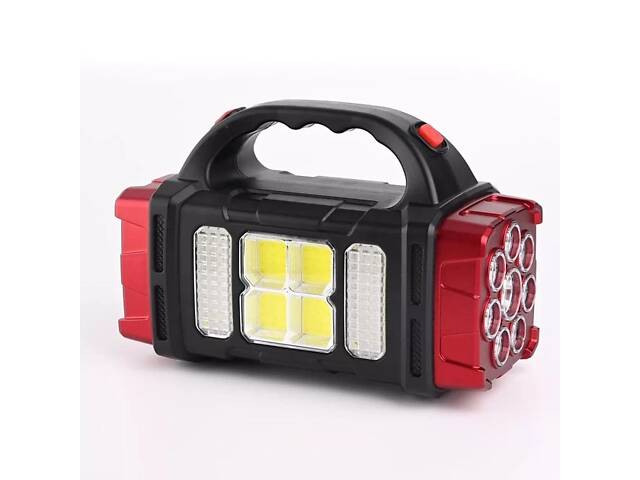 Cвітлодіодний ліхтар-повербанк на сонячній батареї 25W+2COB - Фото 4