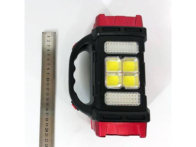 Cвітлодіодний ліхтар-повербанк на сонячній батареї 25W+2COB - Фото 7