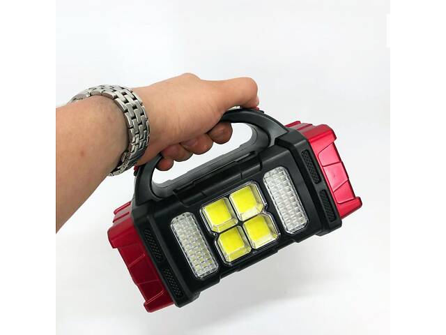 Cвітлодіодний ліхтар-повербанк на сонячній батареї 25W+2COB - Фото 10