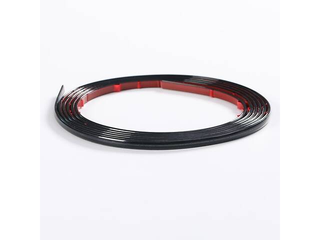 D-образний молдінг 3m*8mm*4mm ЧОРНИЙ (D) SW-00001553 - Фото 7