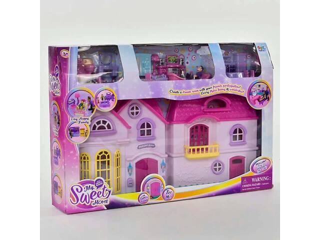 Дача 16428 (6) з меблями, звук, світло, в коробці - Фото 1