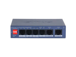 Dahua DH-CS4006-4ET2GT-36 PoE Коммутатор 4 порта управляемый