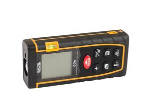 Далекомір лазерний MASTERTOOL до 60 м ± 2 мм/м пам'ять 30 клас лазера I IP54 живлення ААА*2 чохол 30-0960