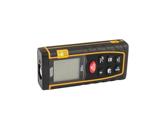Далекомір лазерний MASTERTOOL до 60 м ± 2 мм/м пам'ять 30 клас лазера I IP54 живлення ААА*2 чохол 30-0960 Далекомір лазерний MASTERTOOL до 60 м ± 2 мм/м пам'ять 30 клас лазера I IP54 живлення ААА*2 чохол 30-0960