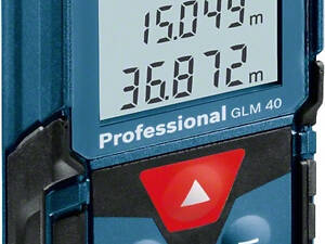 Далекомір лазерний Bosch GLM 40 ± 1.5 мм, 0,15-40м, синій (0.601.072.900)