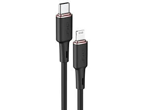 Дата кабель Acefast C2-01 Type-C to Lightning 30W (1.2m) Black