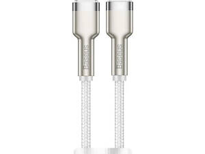 Дата кабель Baseus Cafule Series Metal Type-C to Lightning PD 20W (1m) (CATLJK-A) Белый