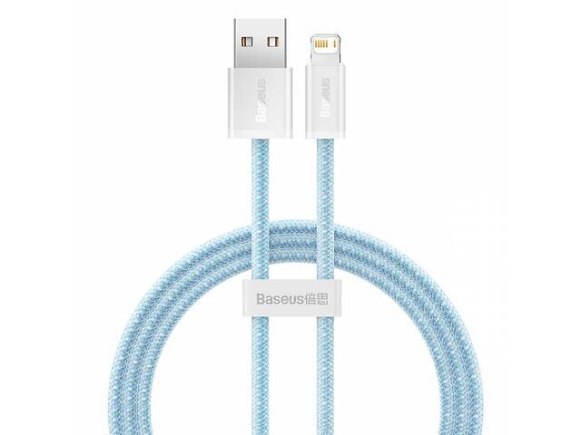 Дата кабель Baseus Dynamic Series USB to Lightning 2.4A (1m) (CALD000402) Blue - Фото 1