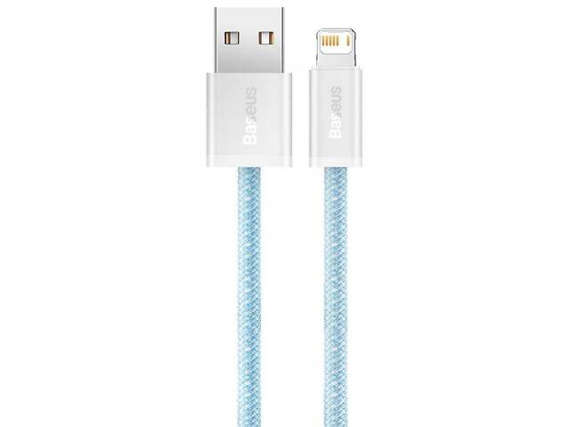Дата кабель Baseus Dynamic Series USB to Lightning 2.4A (1m) (CALD000402) Blue - Фото 2
