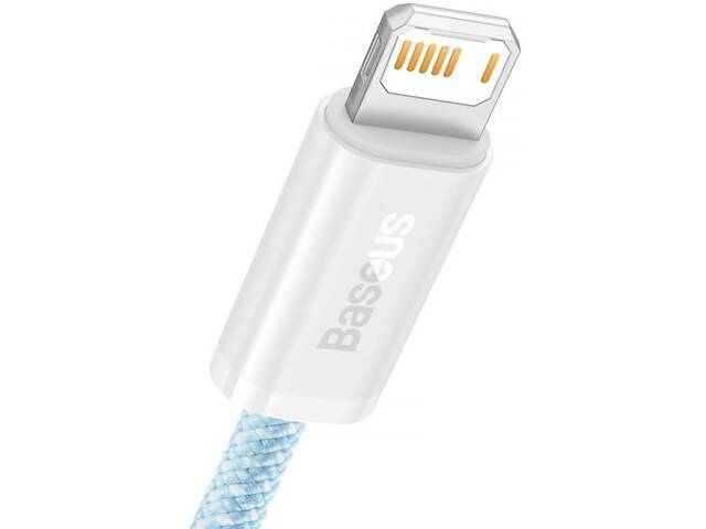 Дата кабель Baseus Dynamic Series USB to Lightning 2.4A (1m) (CALD000402) Blue - Фото 3