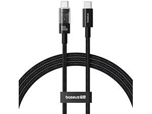 Дата-кабель Baseus Gem Fast Charging Type-C to Type-C 100W (1m) (P10373000111) Cluster Black