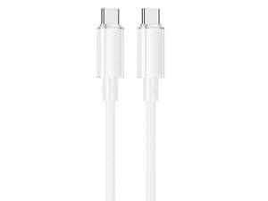 Дата кабель Borofone BX112 Lemon Type-C to Type-C 60W (1m) White