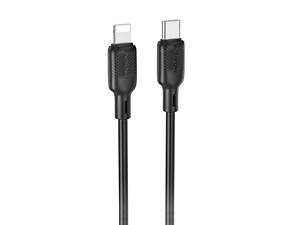 Дата кабель Borofone BX113 Lenny Type-C to Lightning 27W (3m) Black