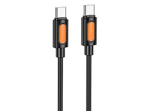 Дата кабель Borofone BX114 Structure Type-C to Type-C 60W (1m) Black