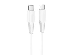 Дата кабель Borofone BX119 New Type-C to Type-C 60W (1m) White