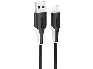 Дата-кабель Borofone BX119 New USB to Type-C 3A (1m) Black