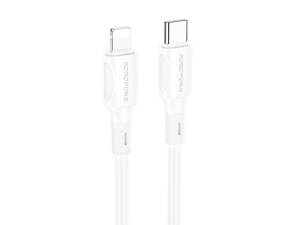 Дата кабель Borofone BX80 Succeed Type-C to Lightning 20W (1m) White