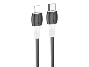 Дата кабель Borofone BX84 Rise Type-C to Lightning 20W (1m) Black