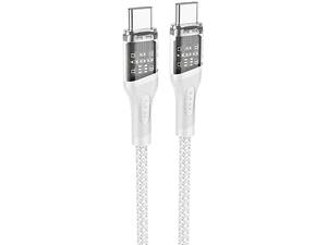 Дата кабель Hoco U111 Discovery Edition Type-C to Type-C 60W (1.2m) Grey