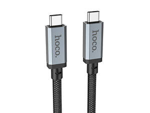 Дата-кабель Hoco US05 Type-C to Type-C 100W USB4 40Gbps (1m) Black