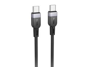 Дата кабель Hoco X109 Energy silicone Type-C to Type-C 60W (3m) Black
