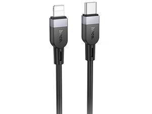 Дата кабель Hoco X109 Energy silicone Type-C to Lightning (3m) Black