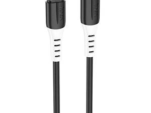 Дата кабель Hoco X82 Silicone Type-C to Type-C 60W (1m) Black