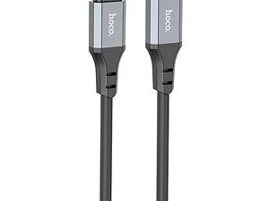 Дата кабель Hoco X86 Spear Type-C to Type-C 60W (1m) Black