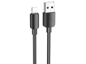 Дата кабель Hoco X96 Hyper USB to Lightning 12W (0.25m) Black