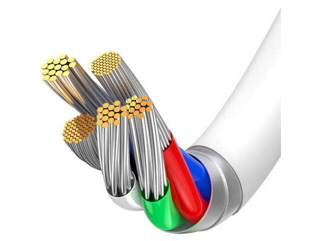 Дата кабель USB-C to Lightning 1.0m 20W Superior Series White Baseus (CATLYS-A02) - Фото 9