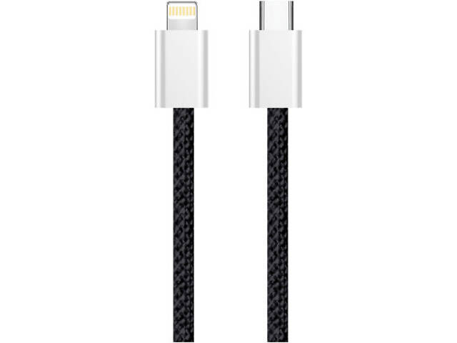 Дата кабель USB-C to Lightning 1.0m 27W black ColorWay (CW-CBPDCL061-BK) - Фото 2