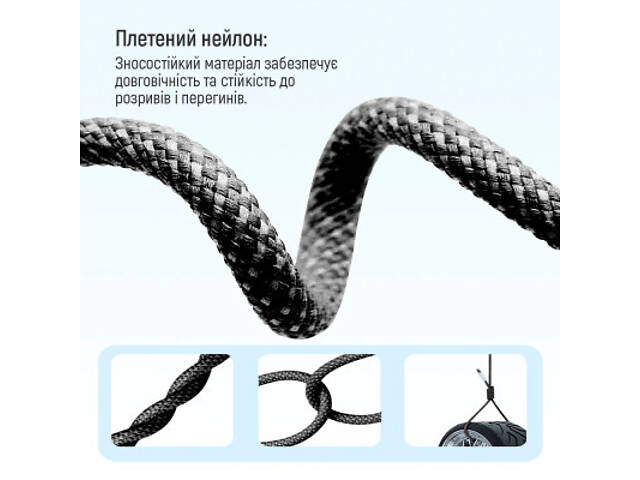 Дата кабель USB-C to Lightning 1.0m 27W black ColorWay (CW-CBPDCL061-BK) - Фото 5