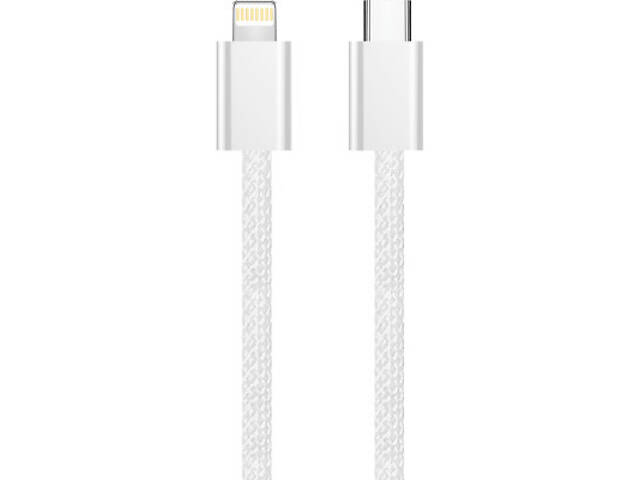Дата кабель USB-C to Lightning 1.0m 27W grey ColorWay (CW-CBPDCL061-GR) - Фото 2